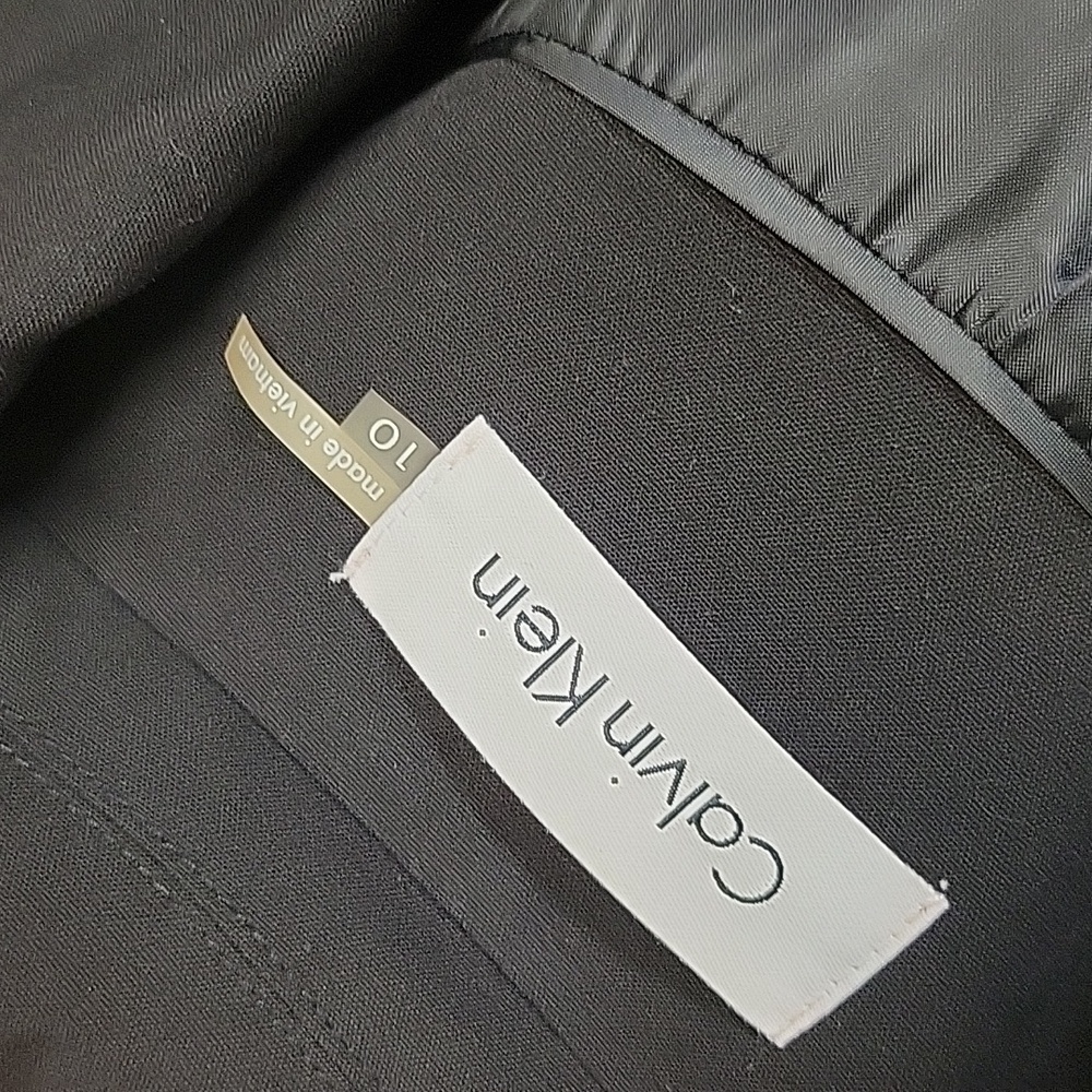 Calvin Klein Black Suit Skirt set size 10 - Picture 3 of 4
